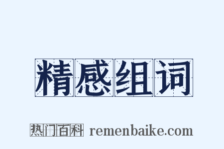 精感组词是什么意思的图片